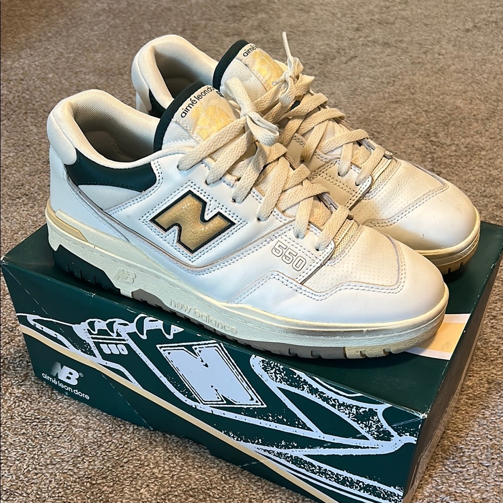 Men’s 10.5 New Balance 550 aimé leon dore collab